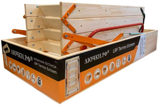 Чердачная лестница LRF Termo Extrem 84 mm 600*1200*2800 Чердачная лестница LRF Termo Extrem 84 mm 600*1200*2800