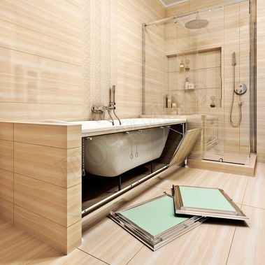 Люк нажимной под ванную Экран 1500*540 Люк нажимной под ванную Экран 1500*540