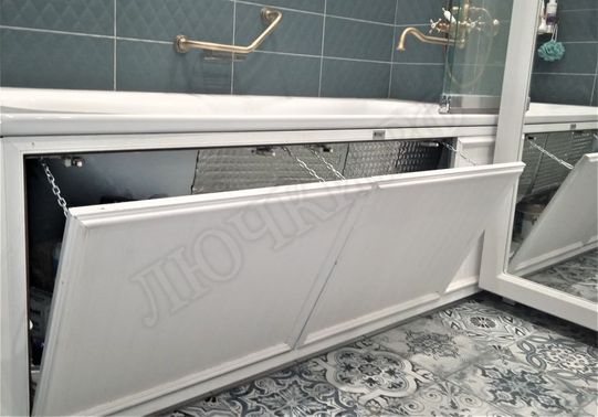 Люк нажимной под ванную Экран 1500*540 Люк нажимной под ванную Экран 1500*540