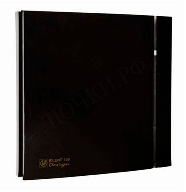 Вытяжной вентилятор Soler & Palau SILENT-100 CZ BLACK DESIGN-4C осевой Вытяжной вентилятор Soler & Palau SILENT-100 CZ BLACK DESIGN-4C осевой