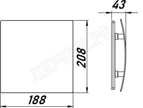 Вытяжной вентилятор Awenta System+, Silent, 125, KWS125W, PEE125, Бежевый, пластик Вытяжной вентилятор Awenta System+, Silent, 125, KWS125W, PEE125, Бежевый, пластик