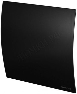 Вытяжной вентилятор Awenta System+, Turbo, 125 KWT125H, Escudo, PECB125M, Чёрный матовый, пластик Вытяжной вентилятор Awenta System+, Turbo, 125 KWT125H, Escudo, PECB125M, Чёрный матовый, пластик