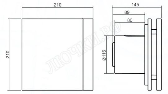 Вентилятор SILENT-200 CZ GOLD DESIGN-4C Вентилятор SILENT-200 CZ GOLD DESIGN-4C